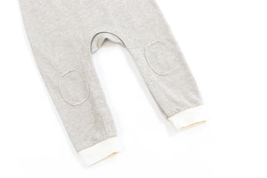 Basics French Terry Long Sleeve Romper - Grey - Nest Designs