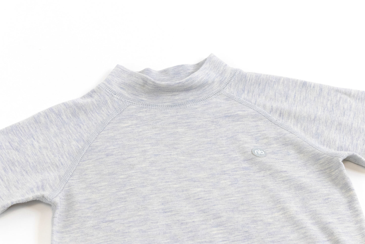 Load image into Gallery viewer, Basics Mock Neck Long Sleeve Shirt (Tanboocel) - Grey Dawn

