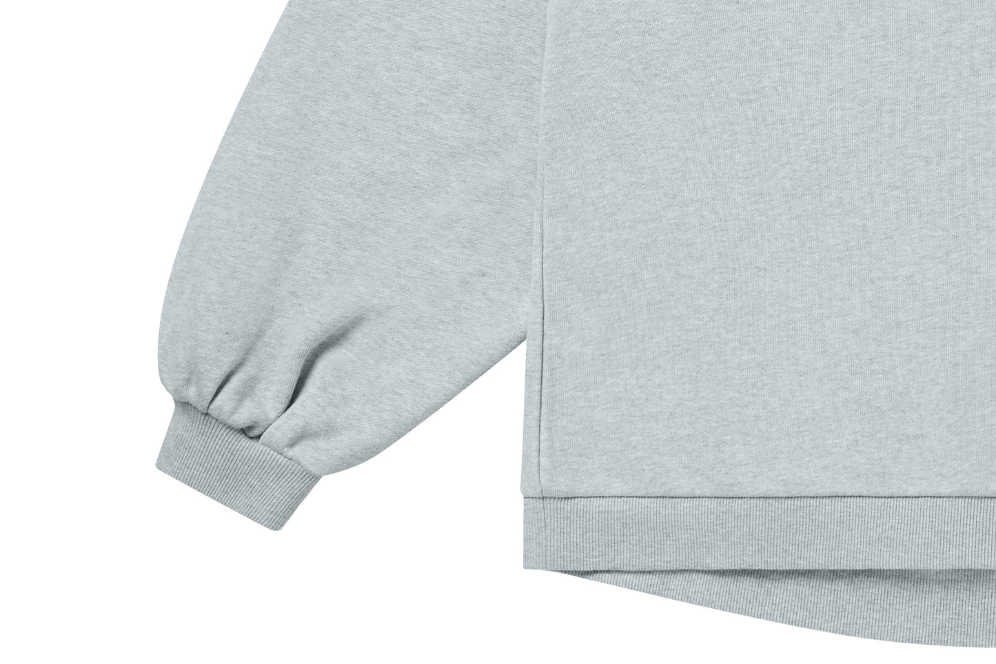 Women's Basics Oversized Sweatshirt (Organic Terry) - Cloudburst Light