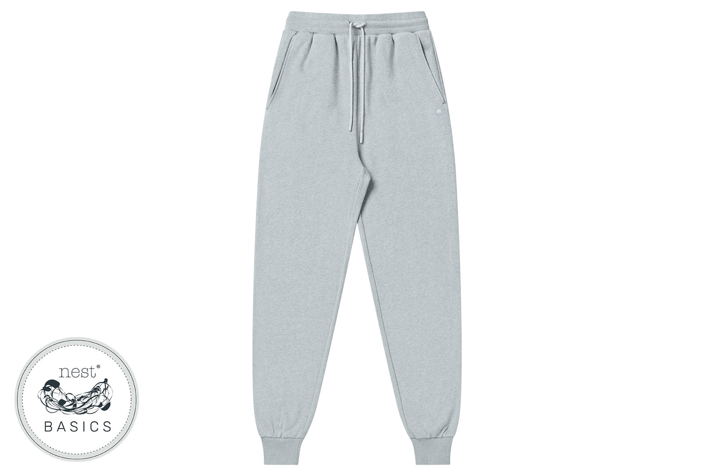 Men's Basics Relaxed Fit Sweatpants (Organic Terry) - Cloudburst Light