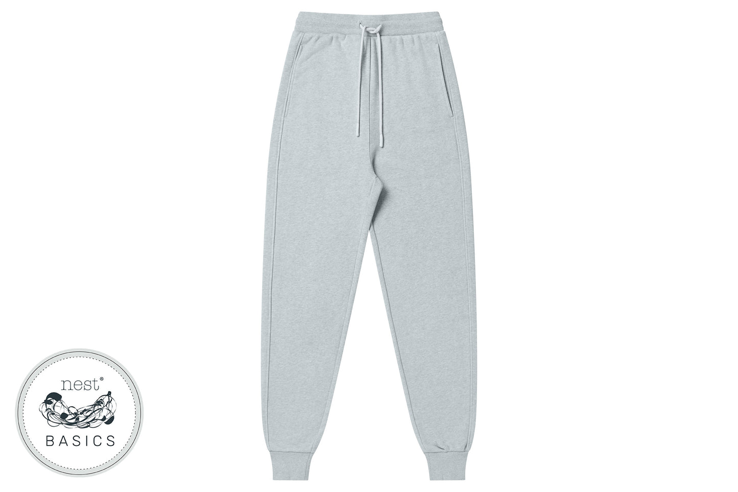 Women's Basics Side Seam Sweatpants (Organic Terry) - Cloudburst Light –  Nest Designs