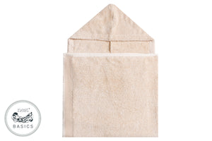 Basics Organic Terry Hooded Bath Towel