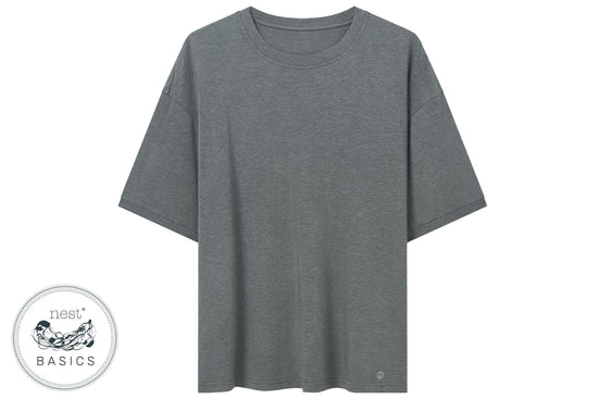 Unisex Basics Short Sleeve T-Shirt (Bamboo Cotton) - Charcoal