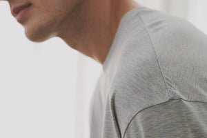 Unisex Basics Bamboo Cotton Short Sleeve T-Shirt - Grey Dawn