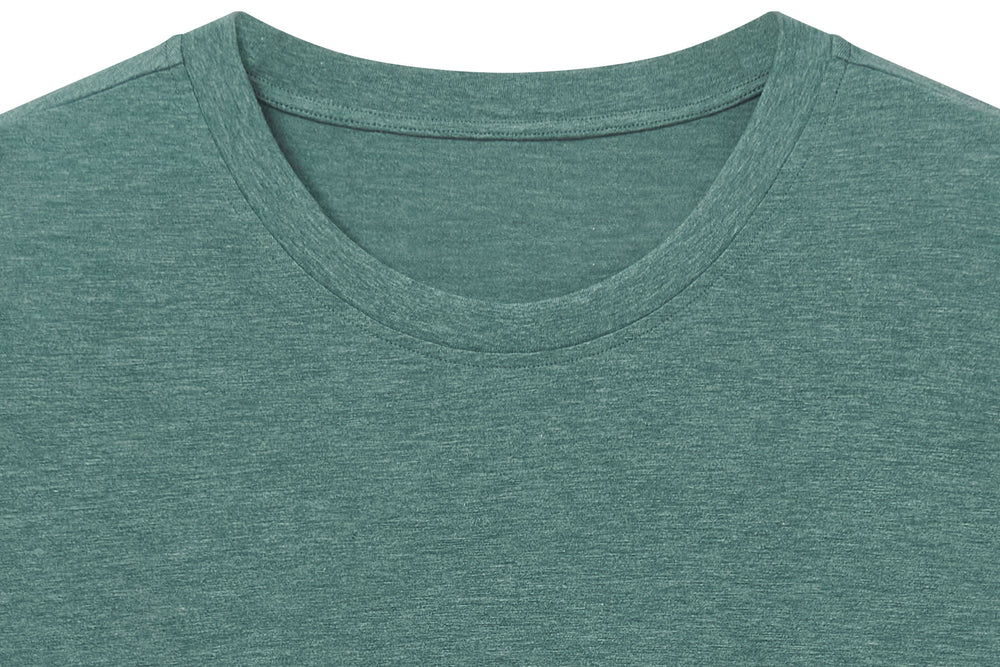 
            
                Load image into Gallery viewer, Unisex Basics Bamboo Cotton Short Sleeve T-Shirt - Misty Moss
            
        