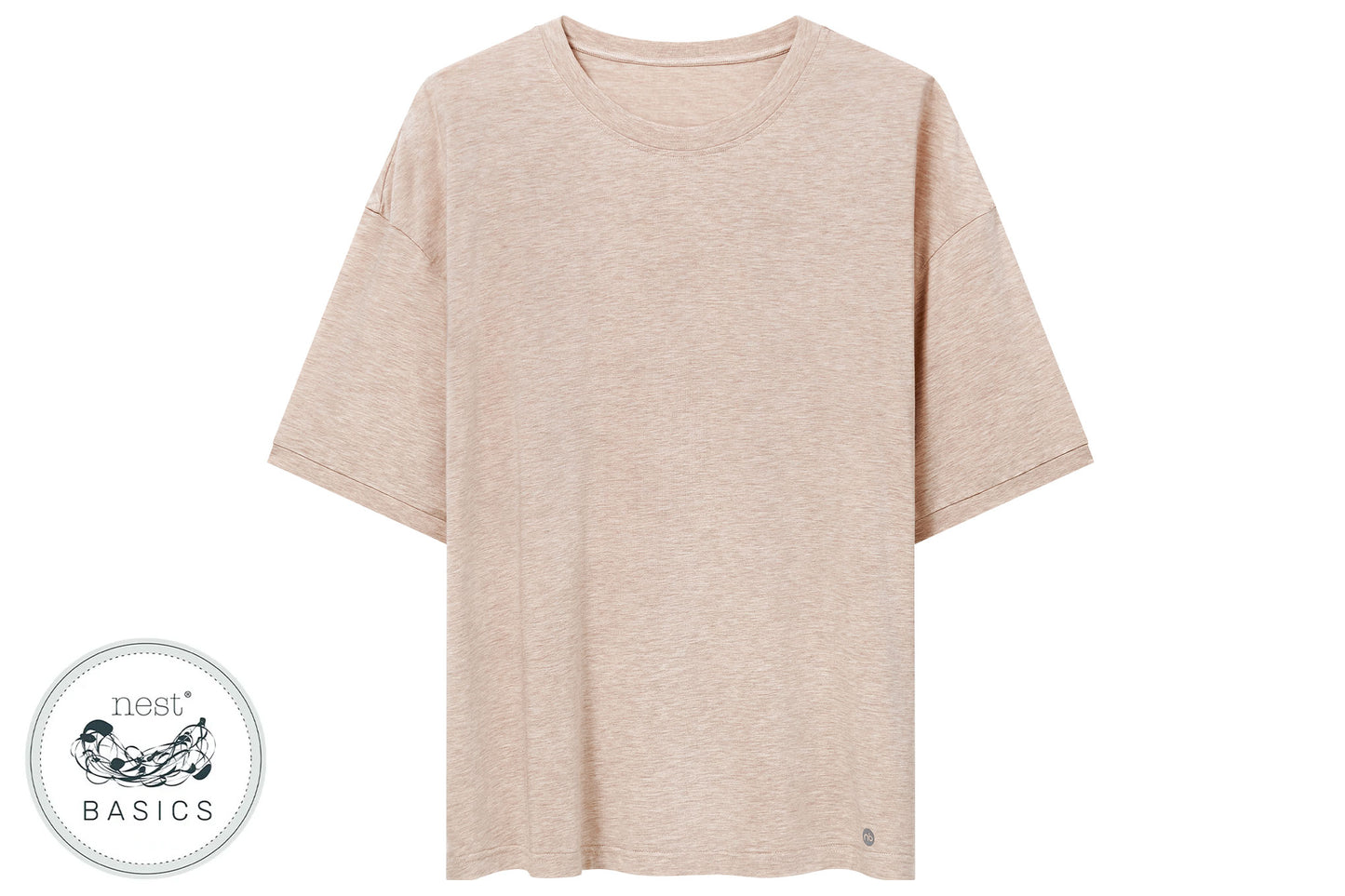 Load image into Gallery viewer, Unisex Basics Short Sleeve T-Shirt (Bamboo Cotton) - Warm Taupe
