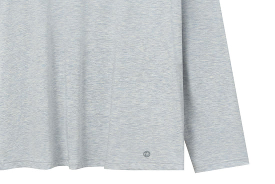Unisex Basics Long Sleeve Shirt (Bamboo Cotton) - Grey Dawn