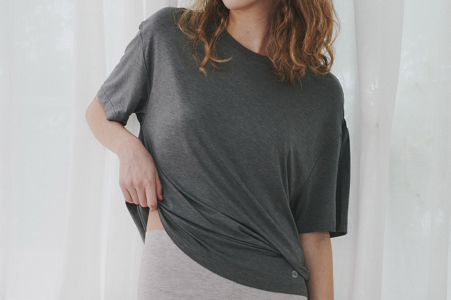 unisex Basics Short Sleeve T-Shirt (Bamboo Spandex) - Charcoal X-Small / Charcoal