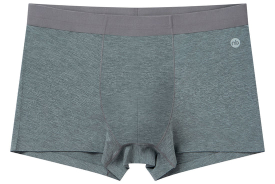 Load image into Gallery viewer, Men&amp;#39;s Basics Boxer Briefs (Bamboo Spandex, 2 Pack) - Charcoal And Grey Dusk
