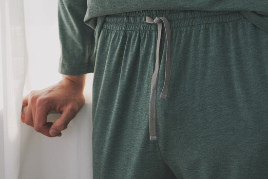 Load image into Gallery viewer, Men&amp;#39;s Basics Lounge Pants (Bamboo Cotton) - Misty Moss
