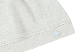 Basics Organic Cotton Knotted Baby Hat - Light Grey