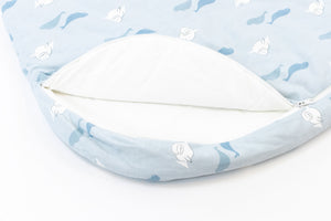 
            
                Load image into Gallery viewer, Organic Cotton Long Sleeve Sleep Bag 3.5 TOG - Beluga Boogie
            
        