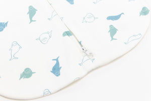Organic Cotton Startle Stop Sleep Bag 0.5 TOG - Baby Beluga