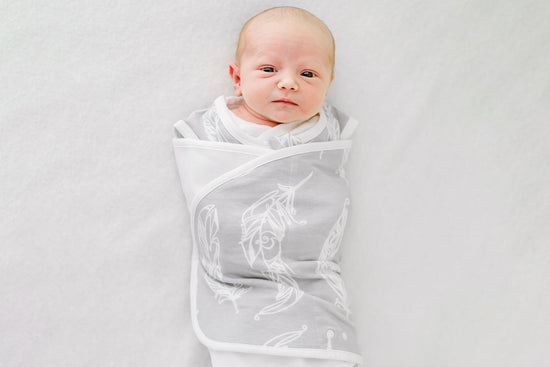 Load image into Gallery viewer, Swaddle Sleep Bag 0.25 TOG (Bamboo Jersey) - Feather Grey
