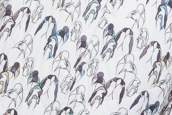 Men's Two-Piece Quilted Lounge Suit (Organic Cotton) - Penguin Love