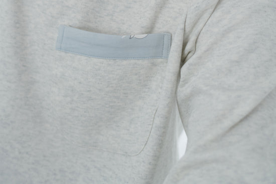 Load image into Gallery viewer, Men&amp;#39;s Long Sleeve Pocket Tee PJ Set (Organic Cotton) - Beluga Boogie
