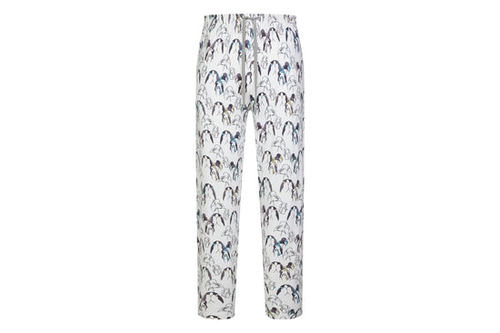Men's Long Sleeve Pocket Tee PJ Set (Organic Cotton) - Penguin Love