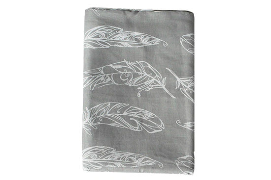Load image into Gallery viewer, Swaddle Blankie (Bamboo, Single) - Feather Grey
