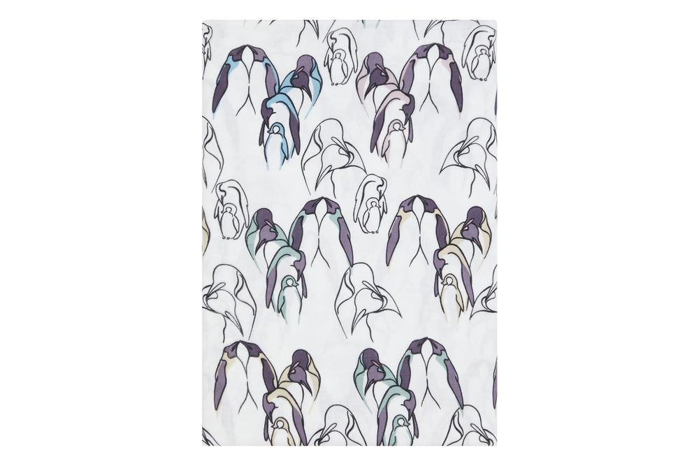
            
                Load image into Gallery viewer, Bamboo Swaddle Blankie (Single) - Penguin Love
            
        