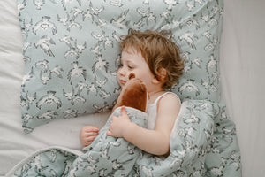 Organic Cotton Toddler Pillowcase (Small) - Guess Hoo