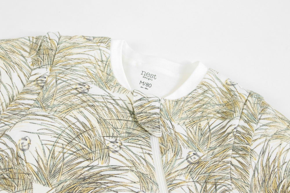 
            
                Load image into Gallery viewer, Organic Cotton Long Sleeve Sleep Bag 1.0 TOG - Seagulls &amp;amp; Seagrass - Nest Designs
            
        
