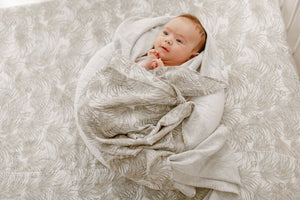 
            
                Load image into Gallery viewer, Bamboo Swaddle Blankie (Single) - Seagulls &amp;amp; Seagrass - Nest Designs
            
        