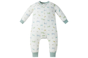 Bamboo Pima Long Sleeve Footed Sleep Bag 0.6 TOG - The Ant & The Grasshopper
