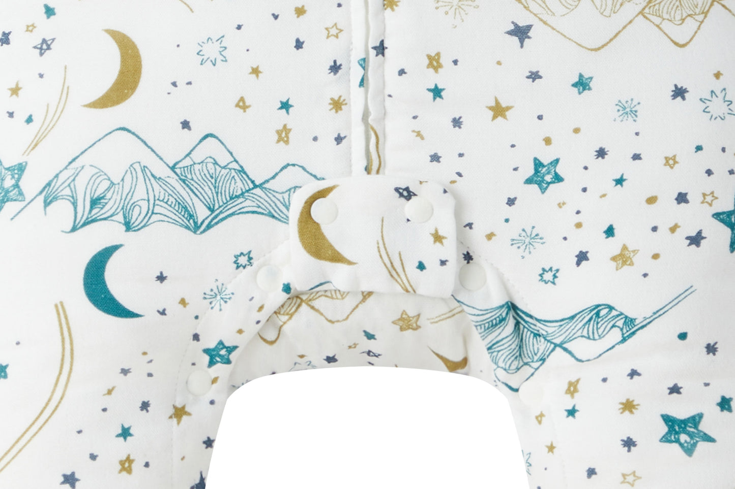 Load image into Gallery viewer, Long Sleeve Footed Sleep Bag 1.0 TOG (Bamboo) - Stars White
