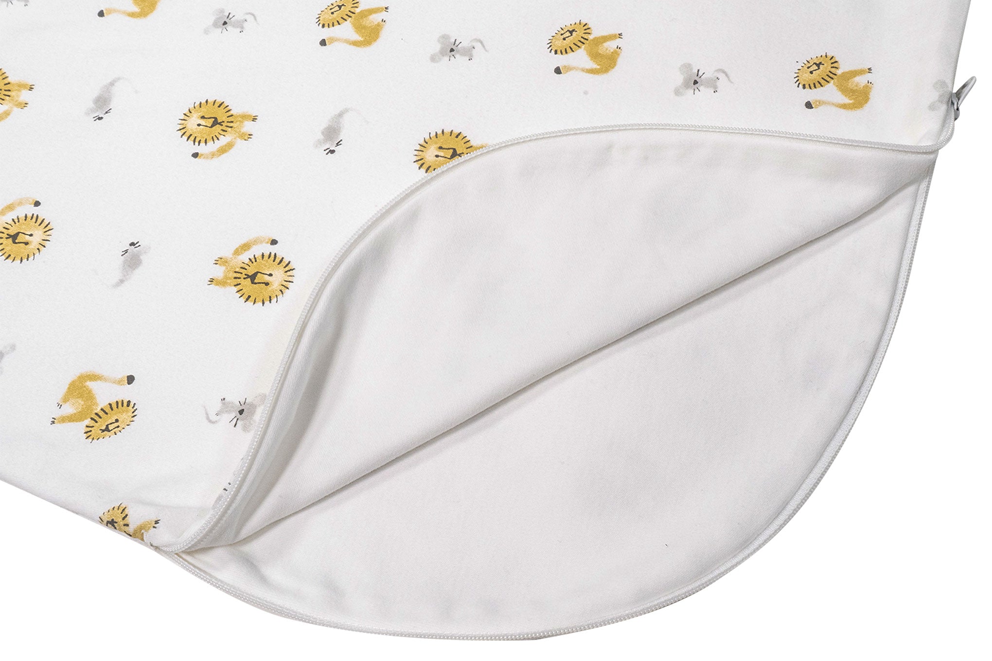 Organic Cotton Long Sleeve Sleep Bag 1.0 TOG - The Lion & The Mouse