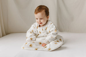 
            
                Load image into Gallery viewer, Organic Cotton Long Sleeve Sleep Bag 1.0 TOG - The Lion &amp;amp; The Mouse
            
        