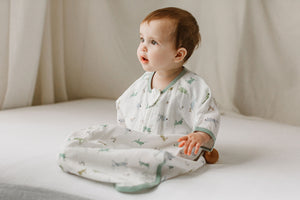 
            
                Load image into Gallery viewer, Bamboo Silk Short Sleeve Sleep Bag 0.25 TOG - The Ant &amp;amp; The Grasshopper
            
        
