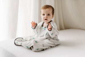 
            
                Load image into Gallery viewer, 3/4 Sleeve Sleep Bag 0.25 TOG (Bamboo) - The Tortoise &amp;amp; The Hare
            
        