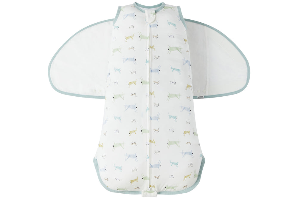 
            
                Load image into Gallery viewer, Bamboo Cotton Jersey Swaddle Sleep Bag 0.25 TOG - The Ant &amp;amp; The Grasshopper
            
        