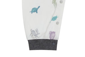 
            
                Load image into Gallery viewer, Bamboo Long Sleeve Romper - The Tortoise &amp;amp; The Hare
            
        