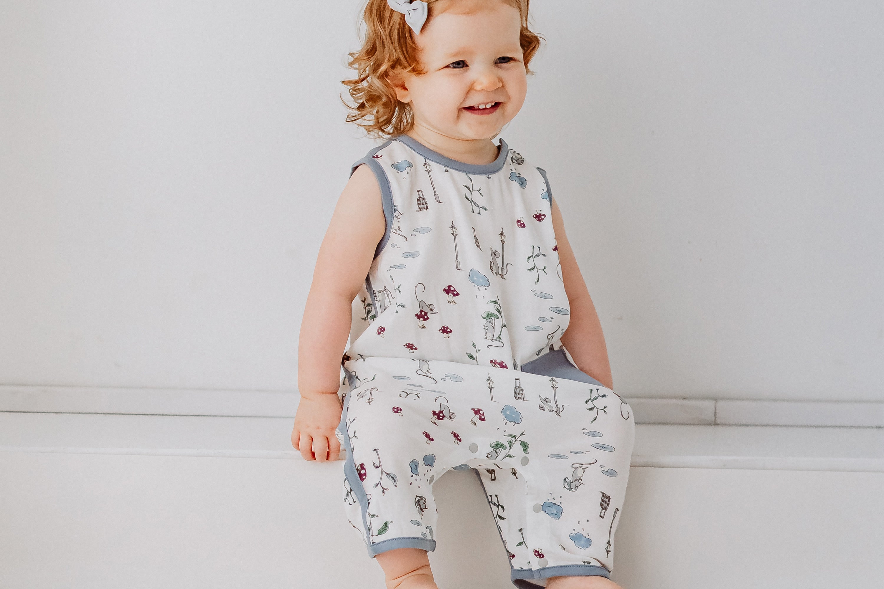 Bamboo Pima Sleeveless Romper - The Town Mouse & The Country Mouse