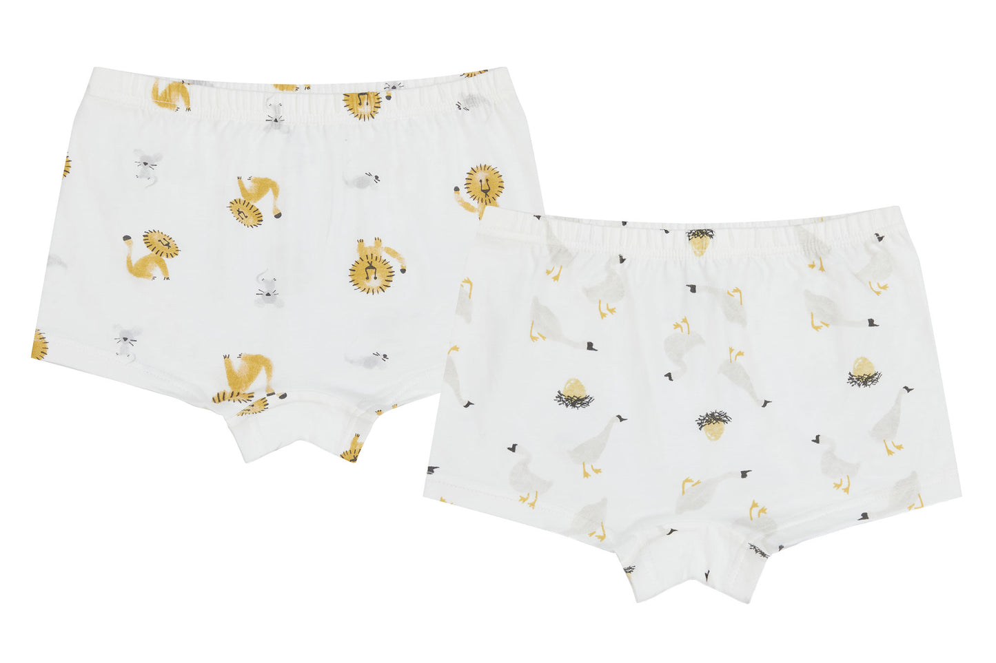 Girls Boy Short Underwear (Bamboo, 2 Pack) - The Lion & The Goose – Nest  Designs