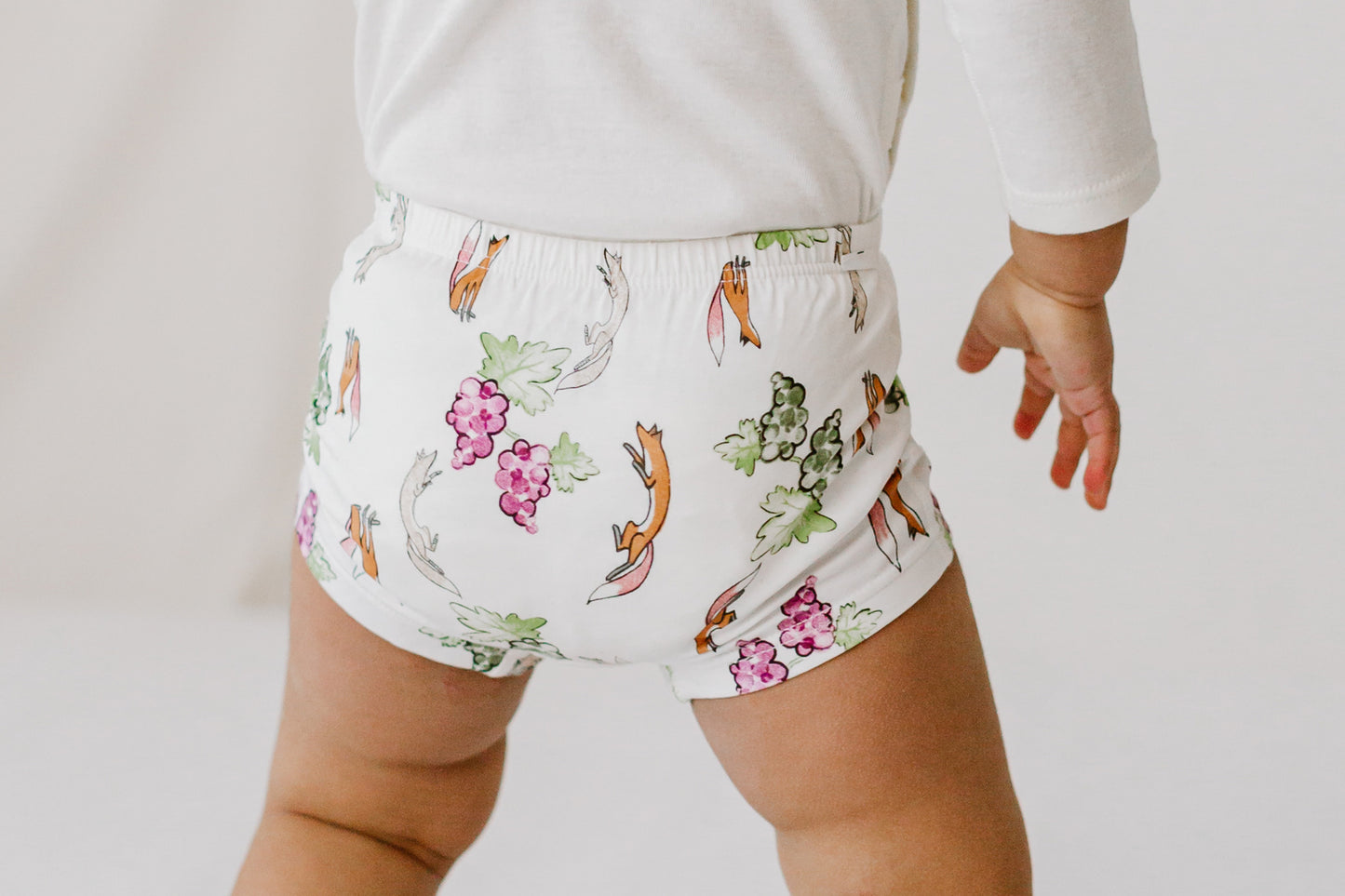 Girls Boy Short Underwear (Bamboo, 2 Pack) - The Mouse & The Fox