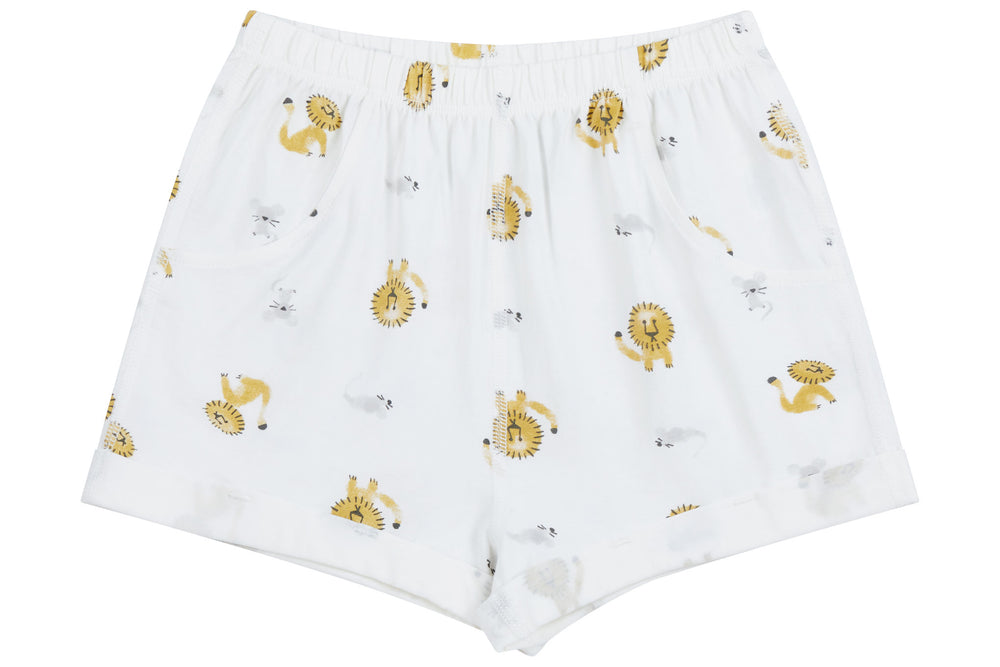 Bamboo Jersey Shorts - The Lion and The Mouse