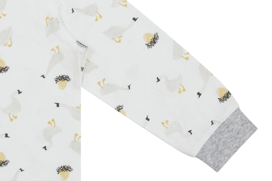 Two-Piece Long Sleeve PJ Set (Bamboo) - The Goose & The Golden Egg
