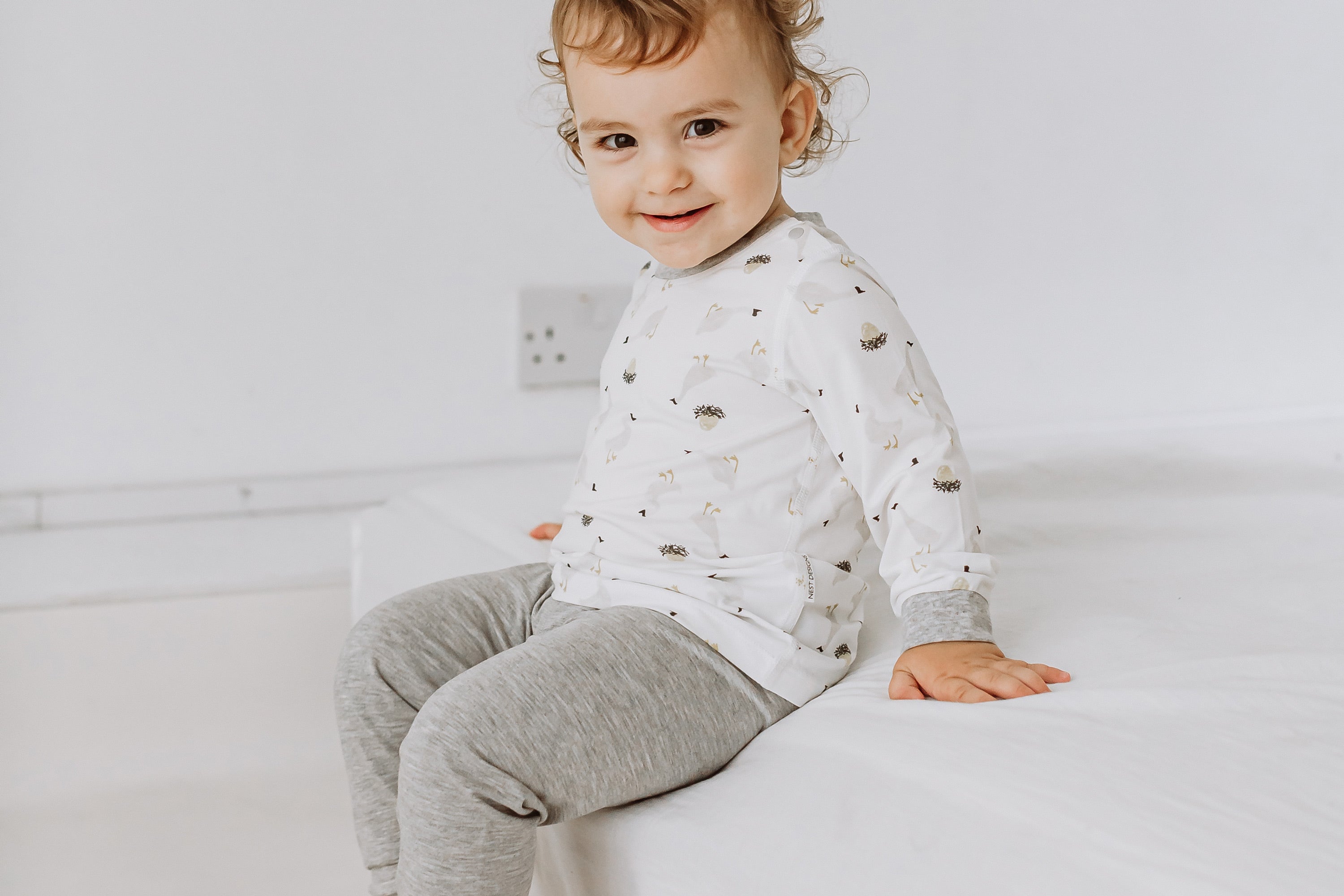 Bamboo Two-Piece Long Sleeve PJ Set - The Goose & The Golden Egg