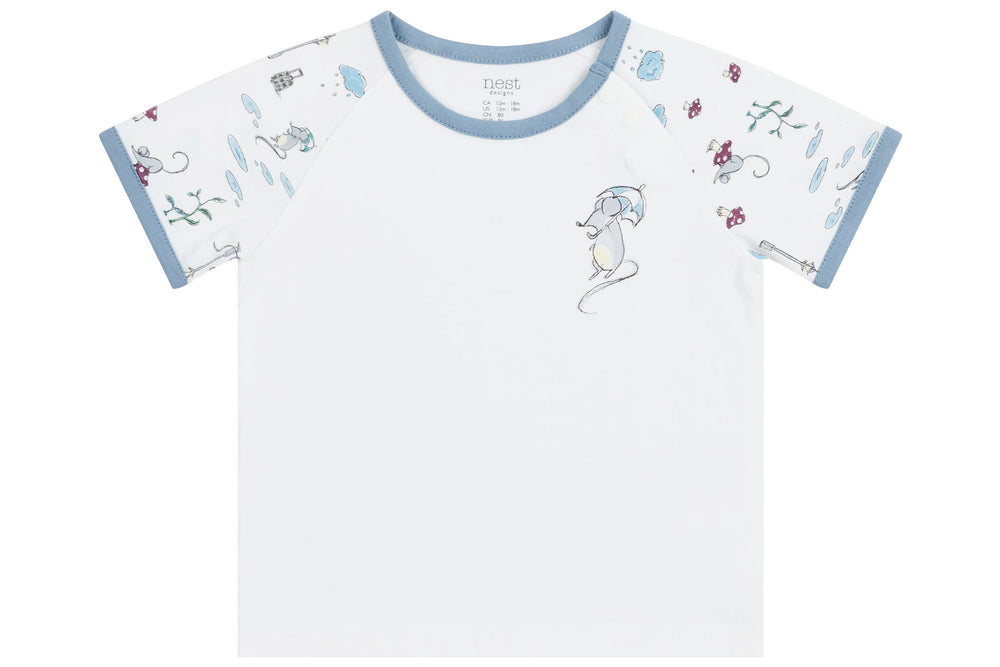 
            
                Load image into Gallery viewer, Bamboo Short Sleeve Play Set - The Town Mouse &amp;amp; The Country Mouse
            
        
