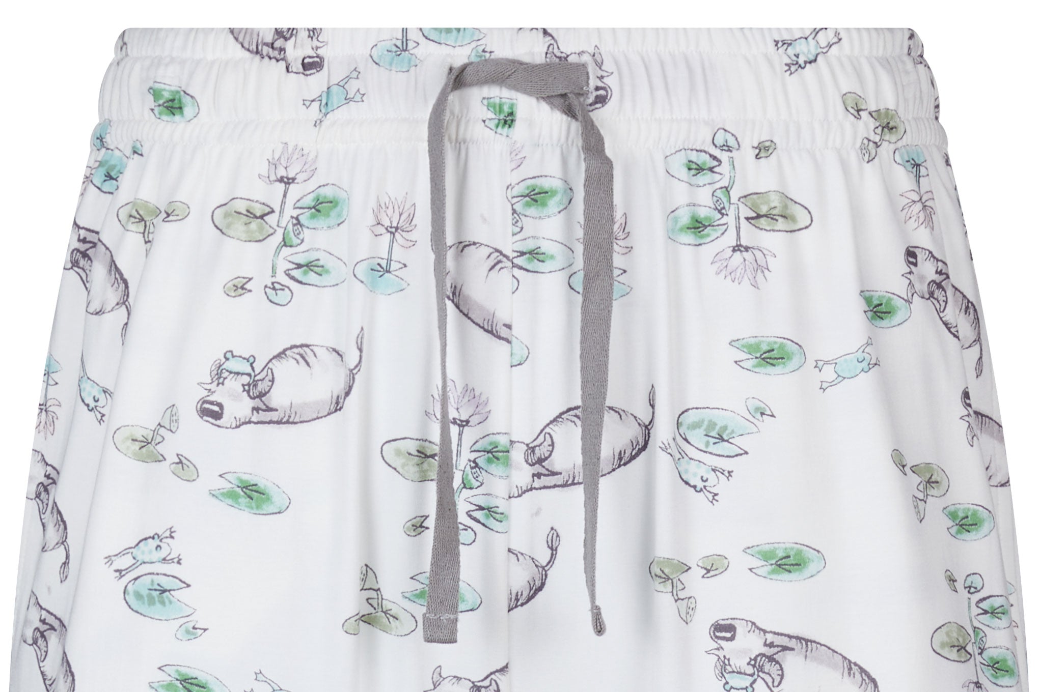 Women's Bamboo Jersey Short Sleeve Button-up PJ Set - The Frog & The Ox