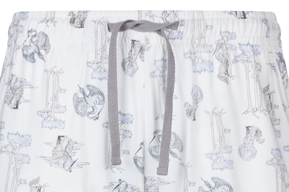 
            
                Load image into Gallery viewer, Women&amp;#39;s Bamboo Jersey Short Sleeve PJ Set - The Wolf &amp;amp; The Crane
            
        