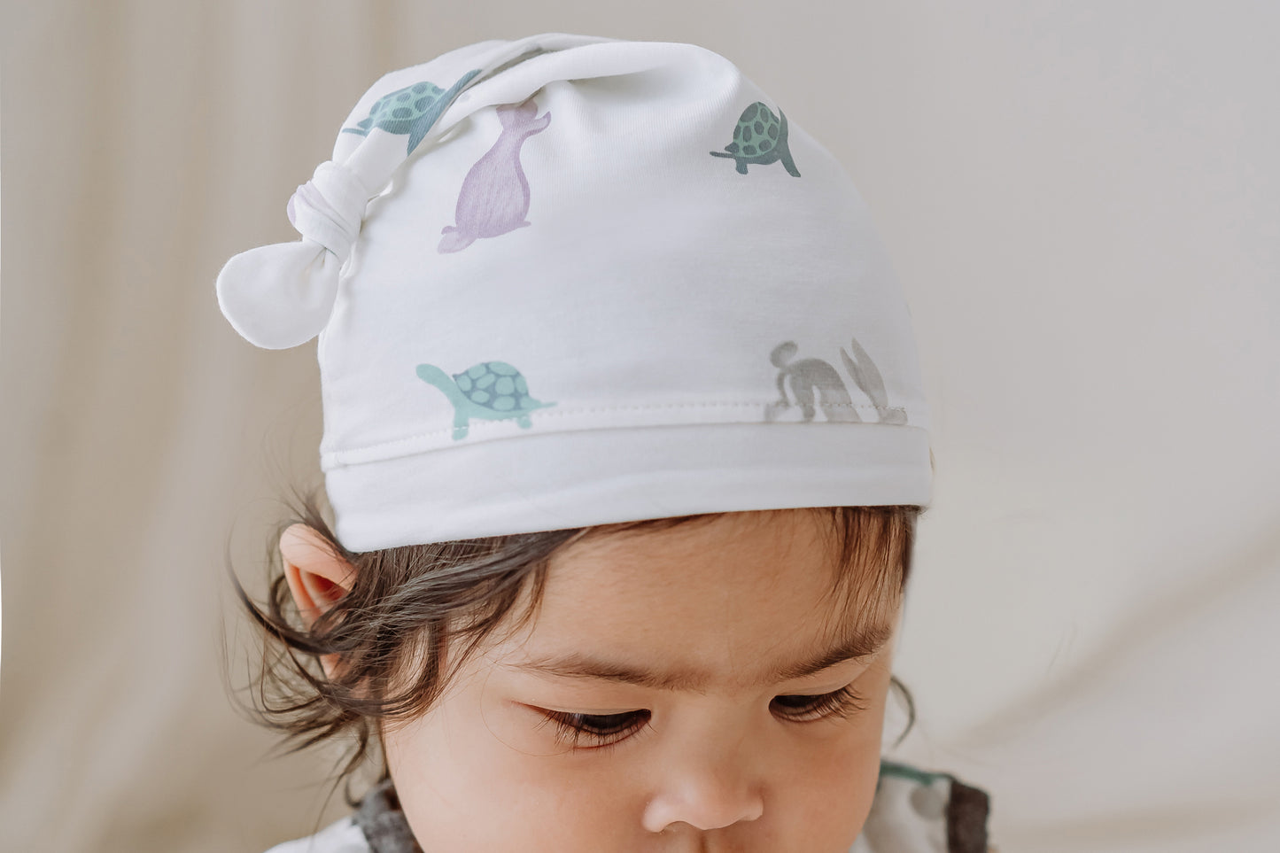 Knotted Baby Hat (Bamboo) - The Tortoise & The Hare