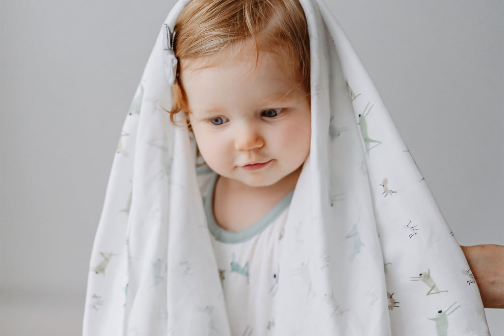 Bamboo Swaddle Blankie (Single) - The Ant & The Grasshopper