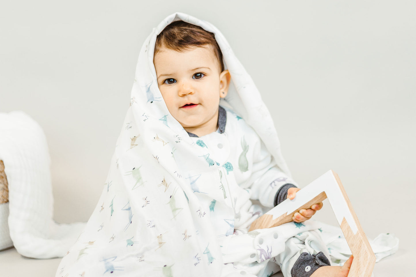 Swaddle Blankie (Bamboo, Single) - The Ant & The Grasshopper