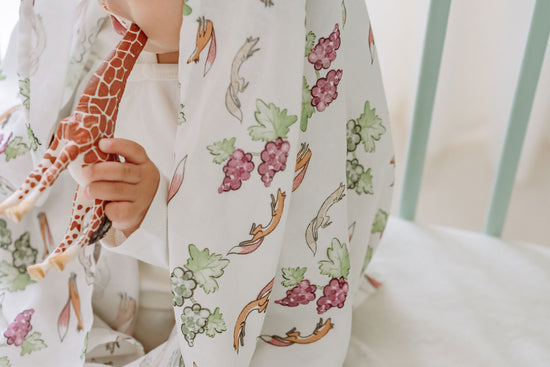 Load image into Gallery viewer, Swaddle Blankie (Bamboo, Single) - The Fox &amp;amp; The Grapes
