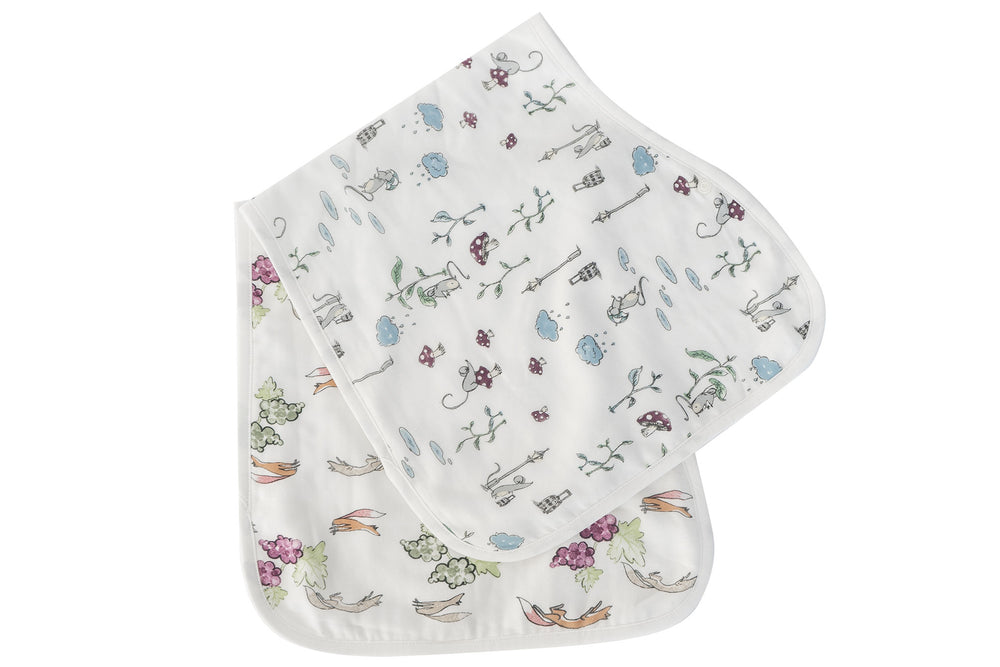 Burp 'n Bib (2 Pack) - The Mouse and The Fox