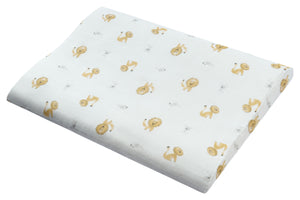 Bamboo Toddler Pillow with Pillowcase (Medium) - The Lion and The Mouse