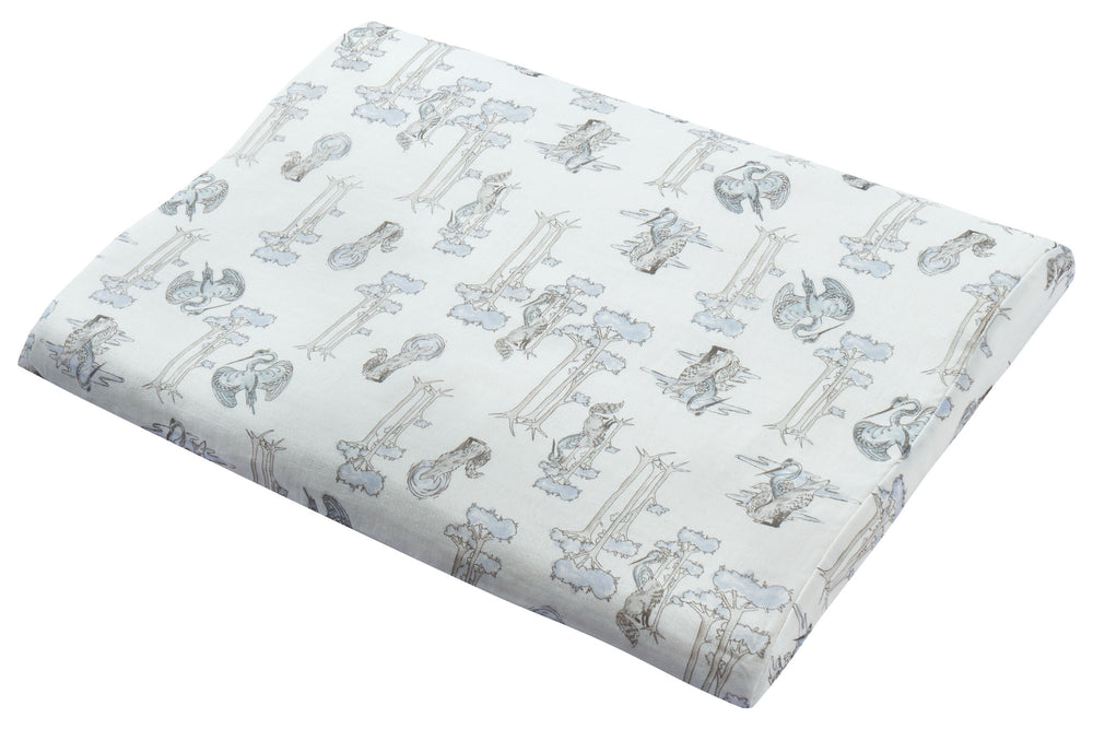 Bamboo Toddler Pillow with Pillowcase (Small) - The Wolf & the Crane